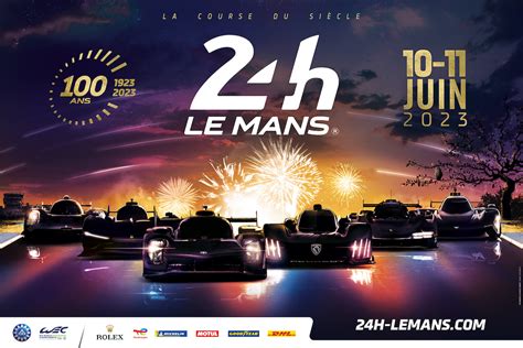 L Affiche Du Centenaire Des Heures Du Mans D Voil E Autohebdo