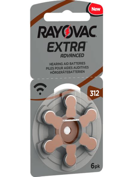 Piles Auditives Rayovac Extra Advanced Pour Appareil Auditif Pr