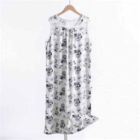 Elvqul Womens Long Nightgowns Plus Size Sleeveless Sleepwear For Women