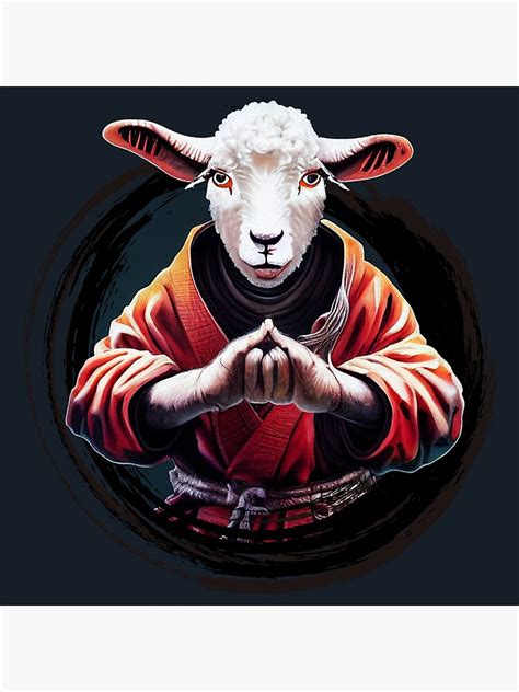 Shaolin Monk Sheep Harness The Power Of Kung Fu Poster For Sale By