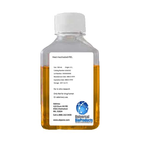 Heat Inactivated Fetal Bovine Serum (FBS) – UBPONE