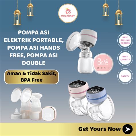 Jual Mocababy Pompa Asi Elektrik Double Breast Pump Handsfree Pompa Asi