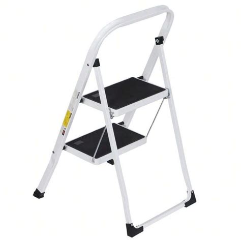 SuperDeal 2 Step Ladder Portable Folding Step Stool With Handgrip Anti