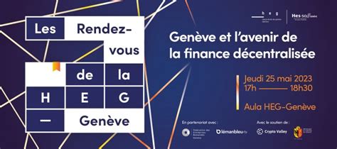 geneve  lavenir de la finance decentralisee gech