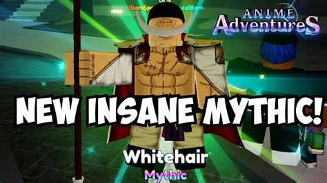 NEW CODE Mythical Whitebeard Is INSANE Anime Adventures Update