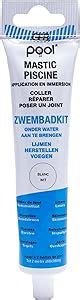 Mastic joint et colle spécial piscine GEB Spécial piscine Blanc 80 ml