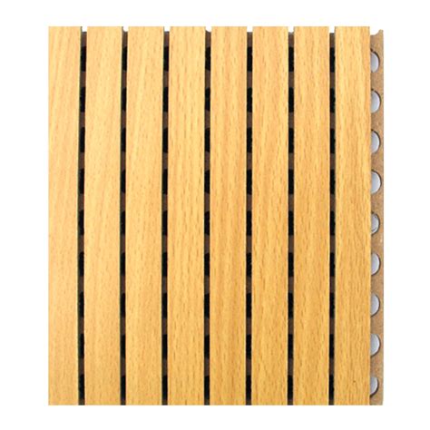 Interior Wall Cladding Wooden Grooved Acoustic Panel Wooden Sound