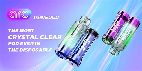 Arc Dc16000 Disposable Vape Review Transparent Pod Dual Tube Design