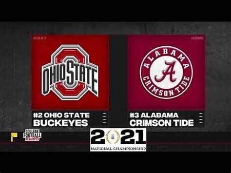 Info College Football National Championship Full Game Alabama Vs