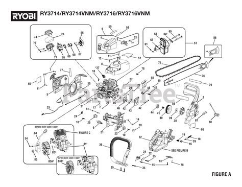 Ryobi RY 3714 090382013 Ryobi Chainsaw 37cc Rev 03 2021 12