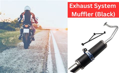 Redcap High Performance Exhaust System Muffler For Gy6 50cc Scooter Moped Taotao