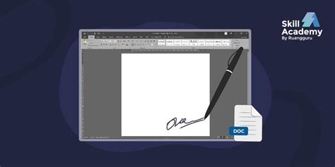 Cara Membuat Dan Memasukkan Tanda Tangan Di Word Blog Pengembangan