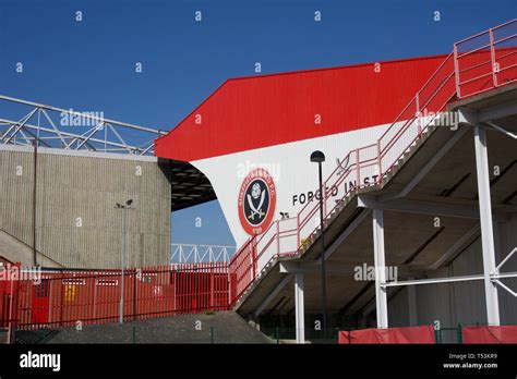 Exterior of Bramall Lane, Sheffield United Football Club Stock Photo ...