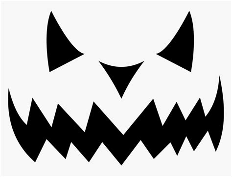 Jack O Lantern Face Svg, HD Png Download - kindpng