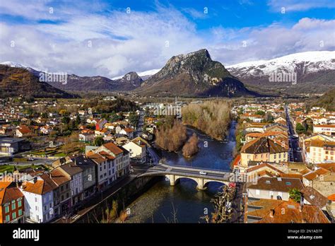 Winter In Tarascon Sur Ariege French Pyrenees The Ariege France With