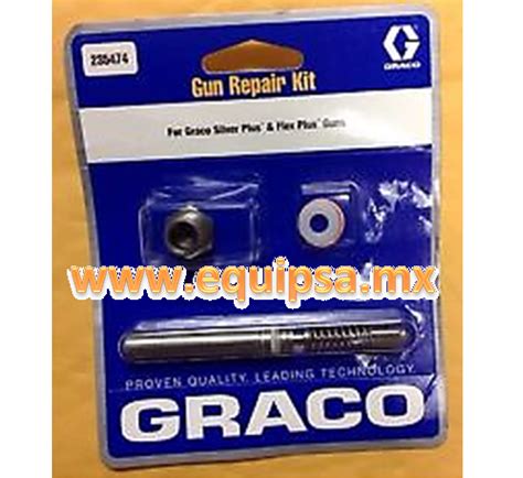 Kit de Reparación de Pistola Graco Silver Plus Flex Plus Flex Airless