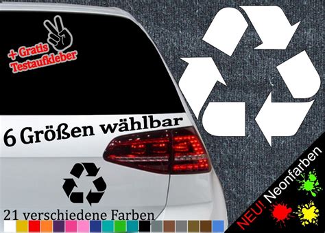 Recycling Symbol Aufkeber Logo Müll Abfall Sticker Friday for Etsy de