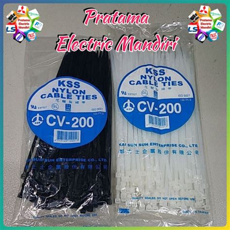 Jual Kss Kabel Ties Cable Tie Cv Cv Cv X Mm Putih