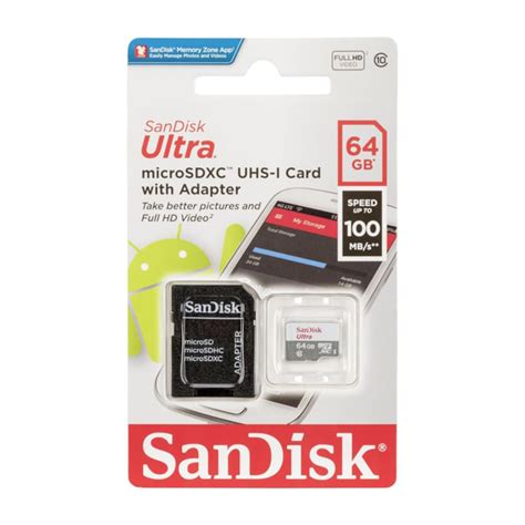 Memoria Flash Sandisk Ultra Microsdhc 64gb Sdsqunr 064g Gn3ma Ntperu