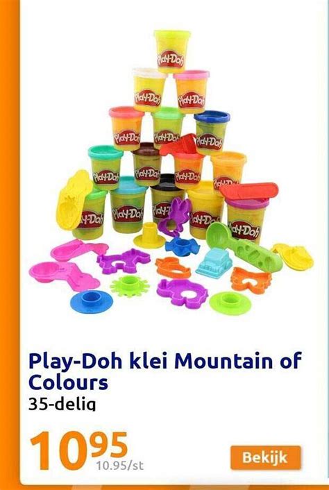 Play Doh Klei Mountain Of Colours Aanbieding Bij Action