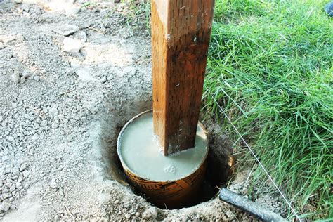 How Install Concrete Deck Footings