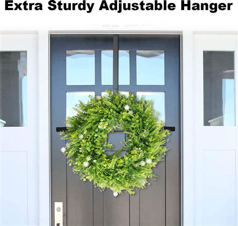 Adjustable Front Door Wreath Hanger – 2 Pack – New Age U.S. Inc.