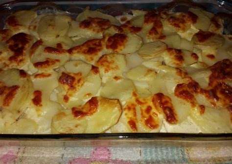 Papas A La Crema Receta De Juanita Colm N Cardozo Cookpad