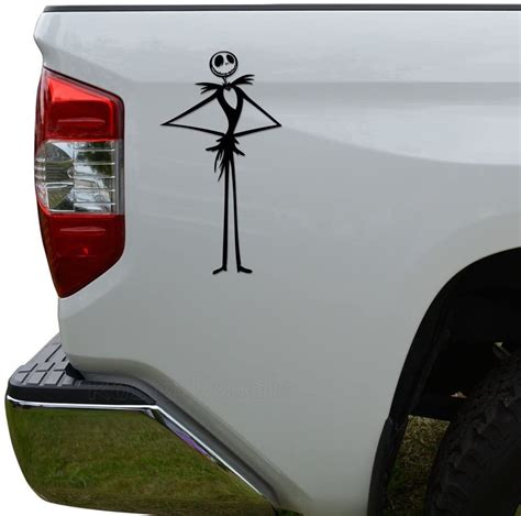 Jack Skellington Halloween Die Cut Vinyl Decal Sticker For Car Truck