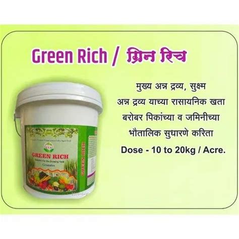 Bio Tech Grade Packaging Size Kg Green Rich Plant Growth Promoters