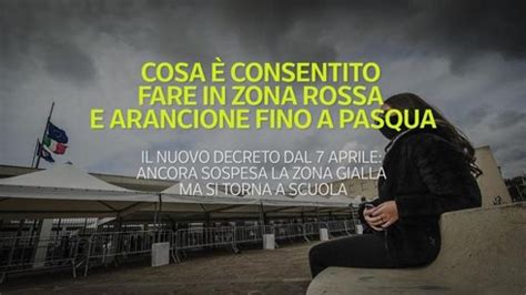 Cosa è consentito fare in zona rossa e arancione fino a Pasqua