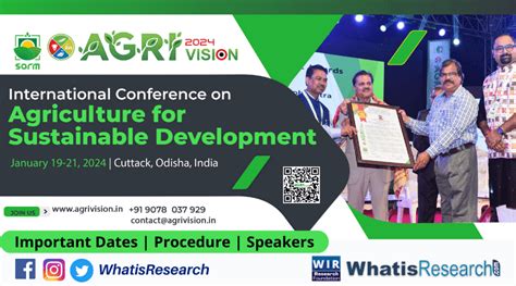 Agri Vision 2024 International Conference Whatisresearch