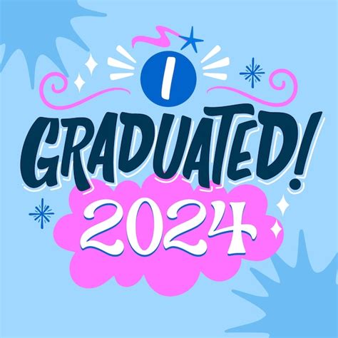 Premium Vector Hand Drawn Class Of 2024 Lettering