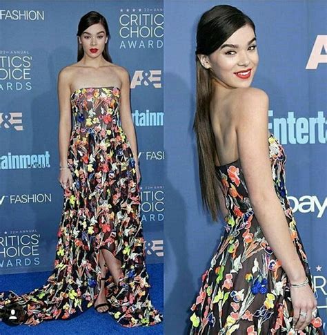 Hailee Seinfeld Strapless Dress Formal Fashion Strapless Dress