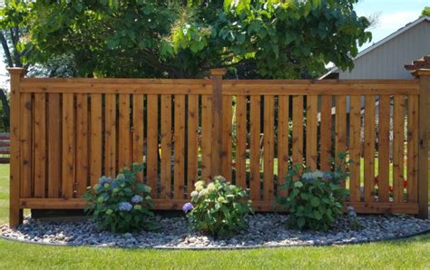 Framed Wood Fencing Products Phillips Outdoor Services Onalaska Wi