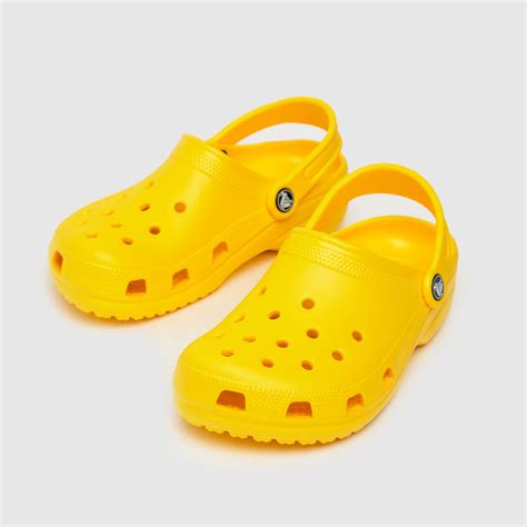 Kids Unisex Yellow crocs Classic Clog Sandals | schuh