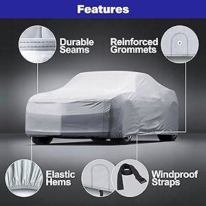 Amazon Icarcover Layers Premium Car Cover Waterproof All