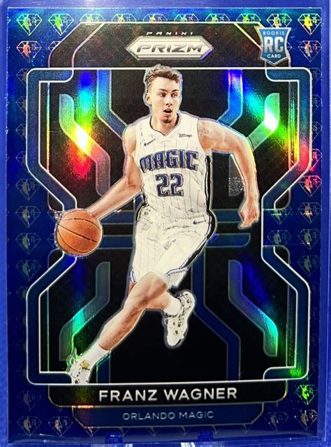 2021 22 Prizm Franz Wagner Blue 75th Anniversary SP Rookie Magic Color