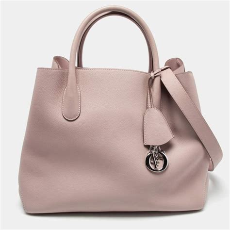 Dior Pink Leather Open Bar Tote Dior | The Luxury Closet