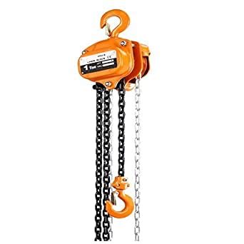 SB CHAVAN Chain Pulley Block 1 Ton, 3 Mtr Chain Lift : Amazon.in: Industrial & Scientific