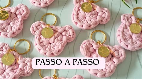 Chaveiro Ursinho Em Fio De Malha Passo A Passo Vem Aprender