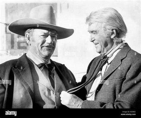 The Shootist John Wayne James Stewart 1976 Stock Photo Alamy