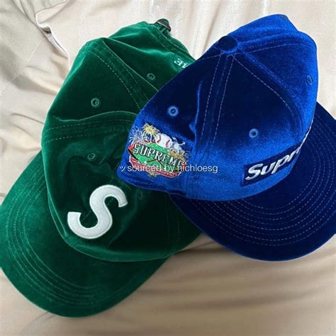 Supreme Velour Box Logo New Era Men S Fashion Watches Accessories