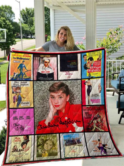 Audrey Hepburn Blanket Quilt G95 Goamazingstyle