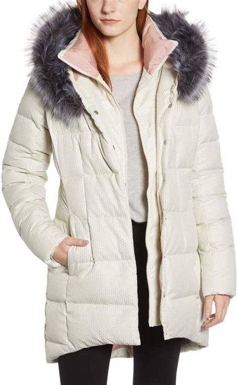 The North Face Hey Mama Water Repellent 550 Fill Power Down Parka With Faux Fur Trim Down