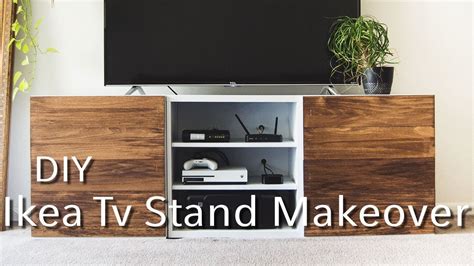 Ikea Tv Stand Hack Diy Makeover Youtube