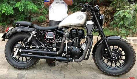 Royal Enfield Electra Customised Into A Bobber Looks Astounding