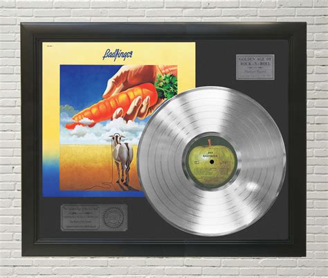Badfinger Ass Framed Platinum LP Display C3 Gold Record Outlet Album