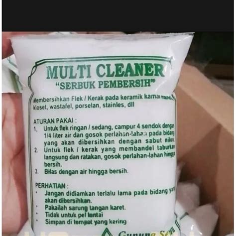 Jual MULTI CLEANER BUBUK PEMBERSIH KERAK KERAMIK Shopee Indonesia