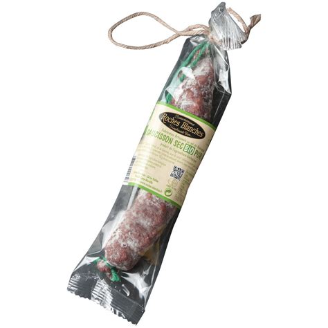 ROCHES BLANCHES Saucisson Sec Bio 150g Pas Cher Auchan Fr