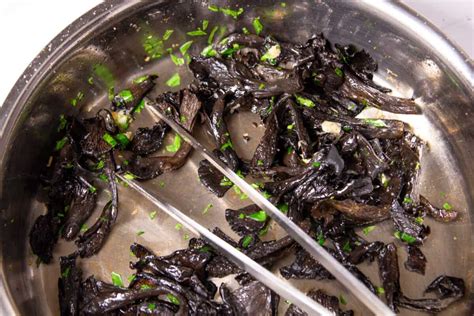 A Delicious Black Trumpet Mushroom Sauce